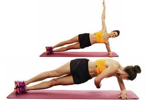 Side Plank Twist – Bài tập Plank nghiêng vặn người